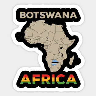 Botswana-Africa Sticker